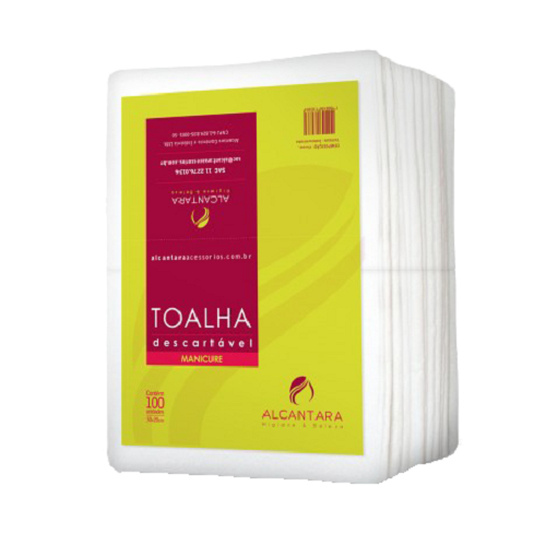 Toalha Descartável Manicure 50g Kit 600 toalhas 30x20 Cm